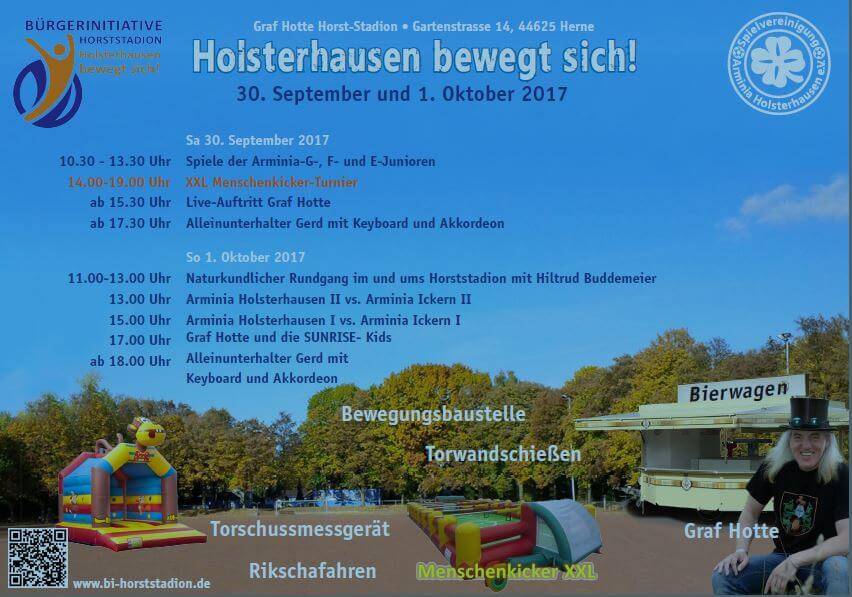 Schönes Freizeit Event heute bei der Arminia Holsterhausen!