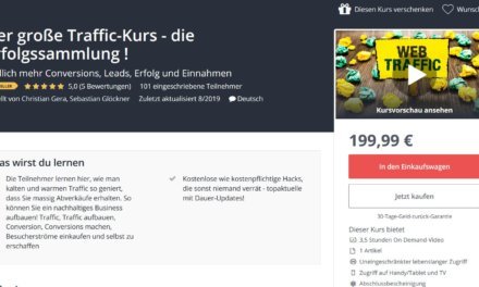 Christian Gera und Sebastian Glöckner starten erfolgreich mit Traffic-Kurs und Udemy Code durch