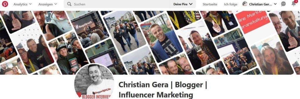Pinterest Christian Gera Bloggerherz