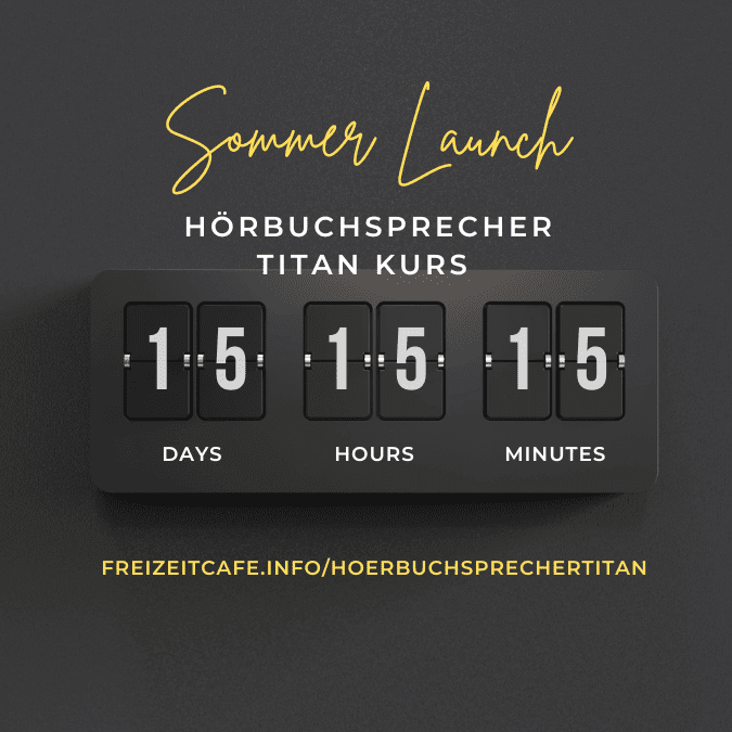 Hörbuchsprecher Titan Kurs