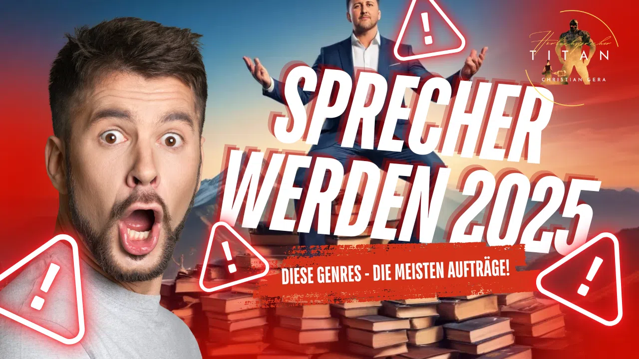 Sprecher werden 2025 diese Genres buchen am meisten Aufträge