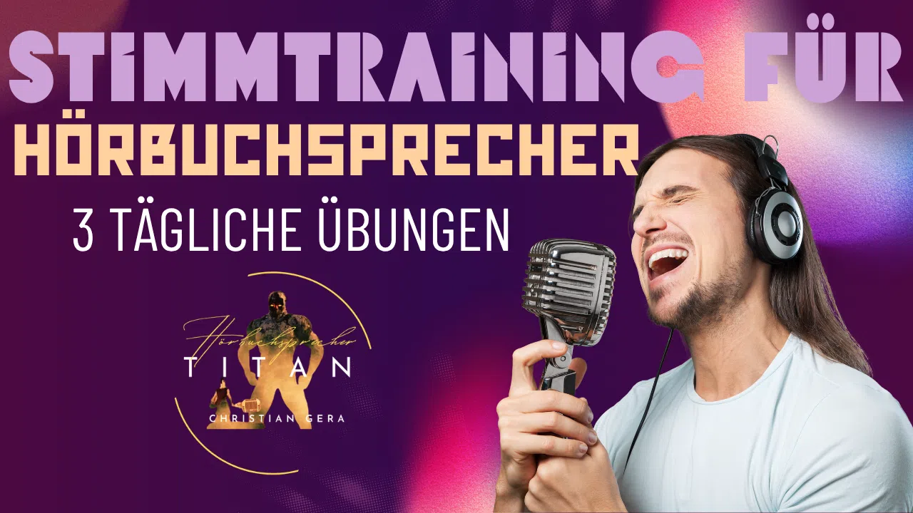 Stimmtraining für Hörbuchsprecher 3 tägliche Übungen