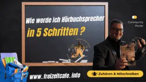 Wie werde ich Hörbuchsprecher in 5 Schritten