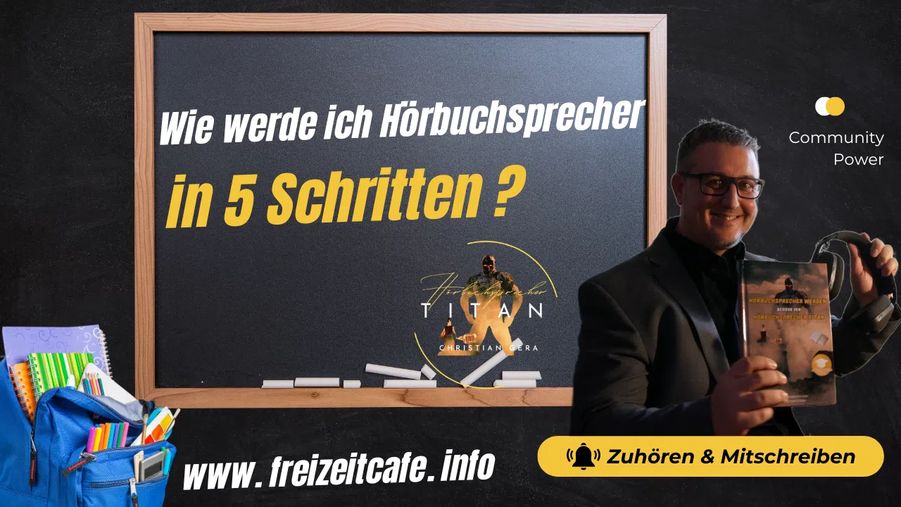 Wie werde ich Hörbuchsprecher in 5 Schritten