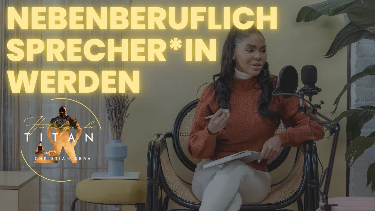 Wie kann ich nebenberuflich Sprecher werden
