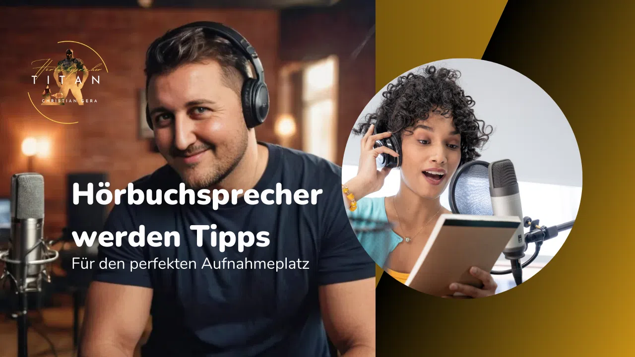 Hörbuchsprecher werden Tipps für den perfekten Aufnahmeplatz