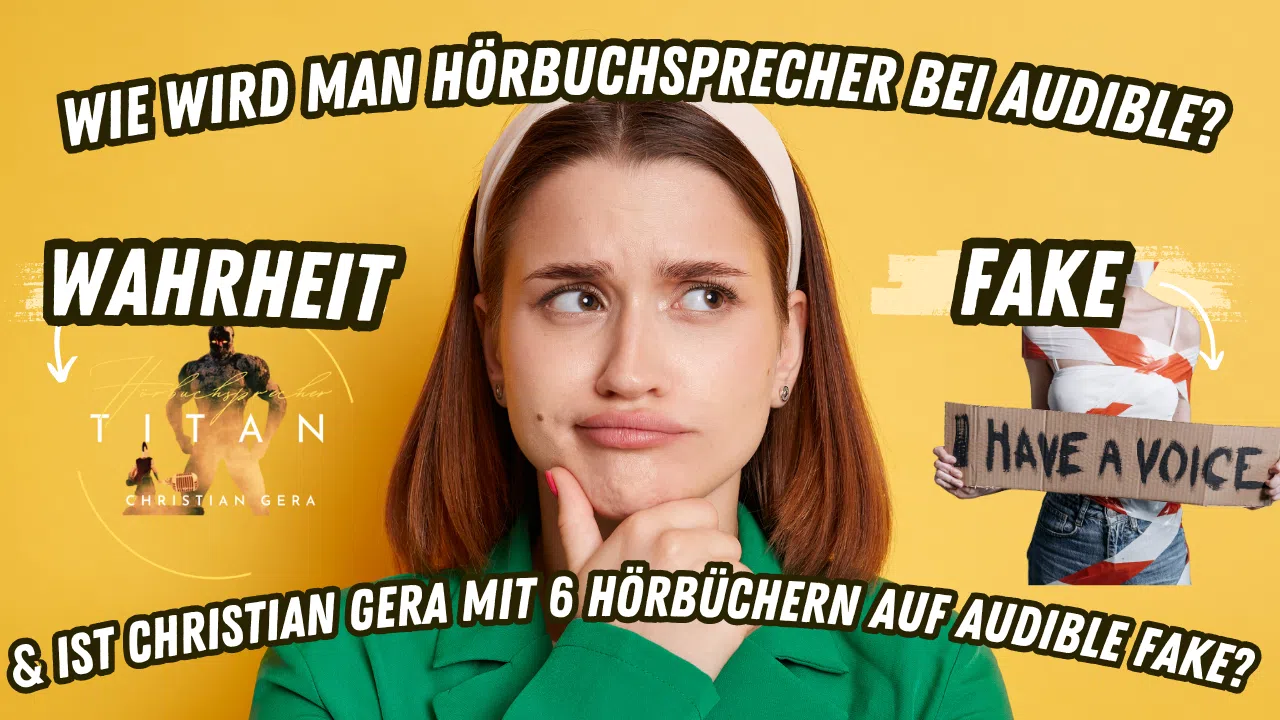 Wie wird man Hörbuchsprecher bei Audible