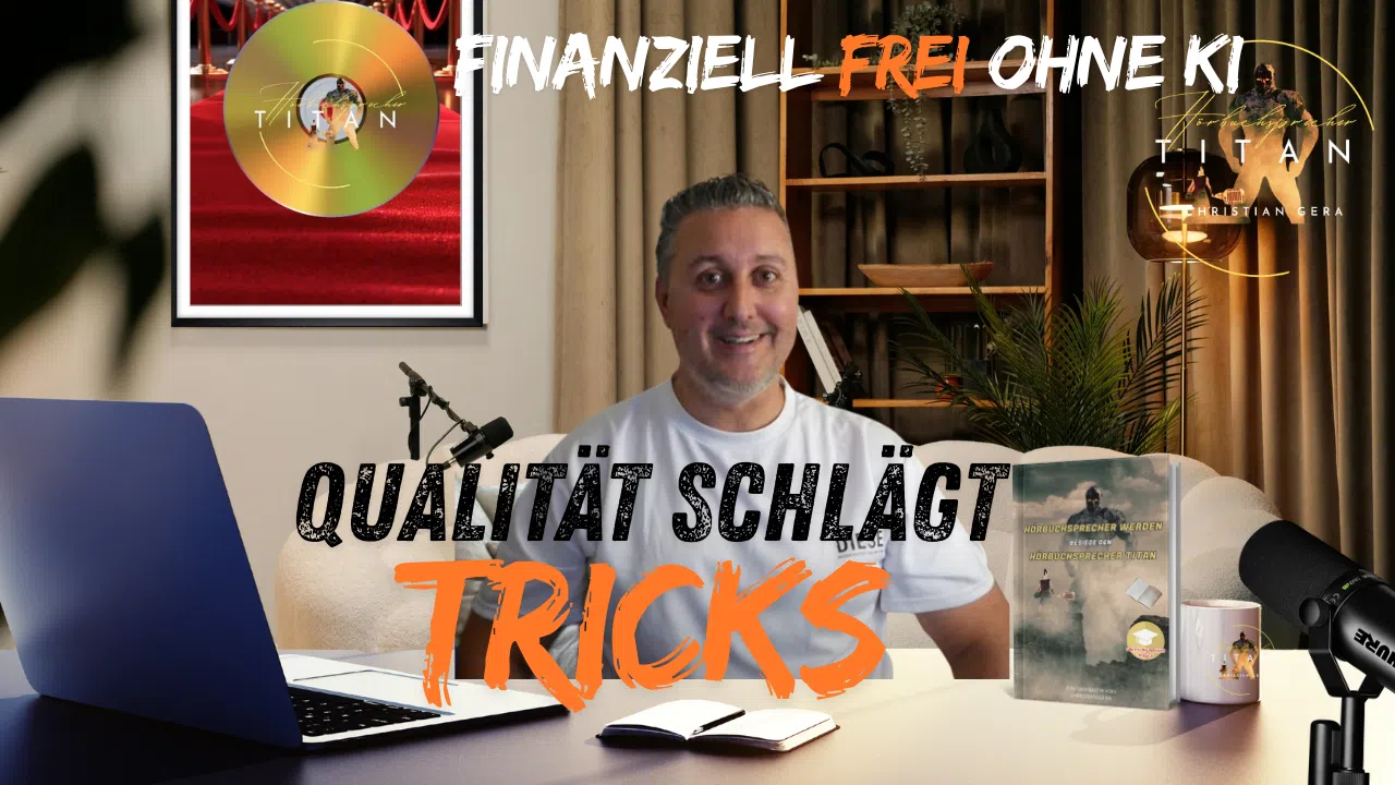 KI Audio Empire Einladung und Hörbuchsprecher Geschenke