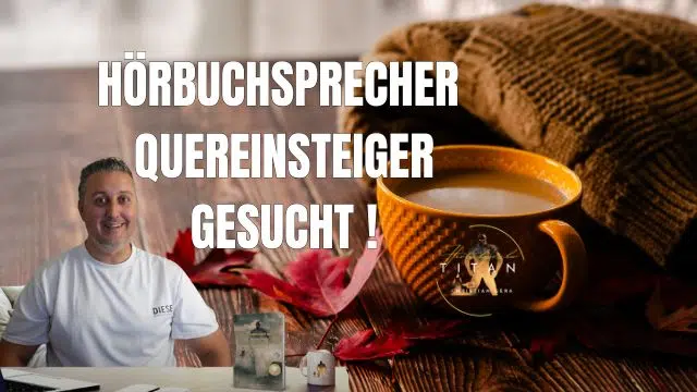 Hörbuchsprecher Quereinsteiger gesucht