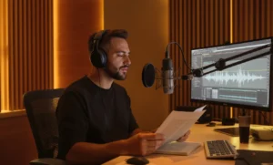 Wie buche ich einen Hörbuchsprecher für ein Projekt