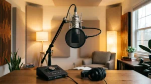 Welche Ausrüstung brauche ich für Hörbuchaufnahmen zu Hause?