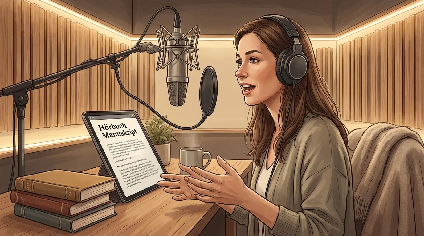 Die Audioindustrie wächst rasant. Erfahre, warum der Hörbuchmarkt 2026 boomt und wie du als Hörbuchsprecher mit deiner Stimme Geld verdienst