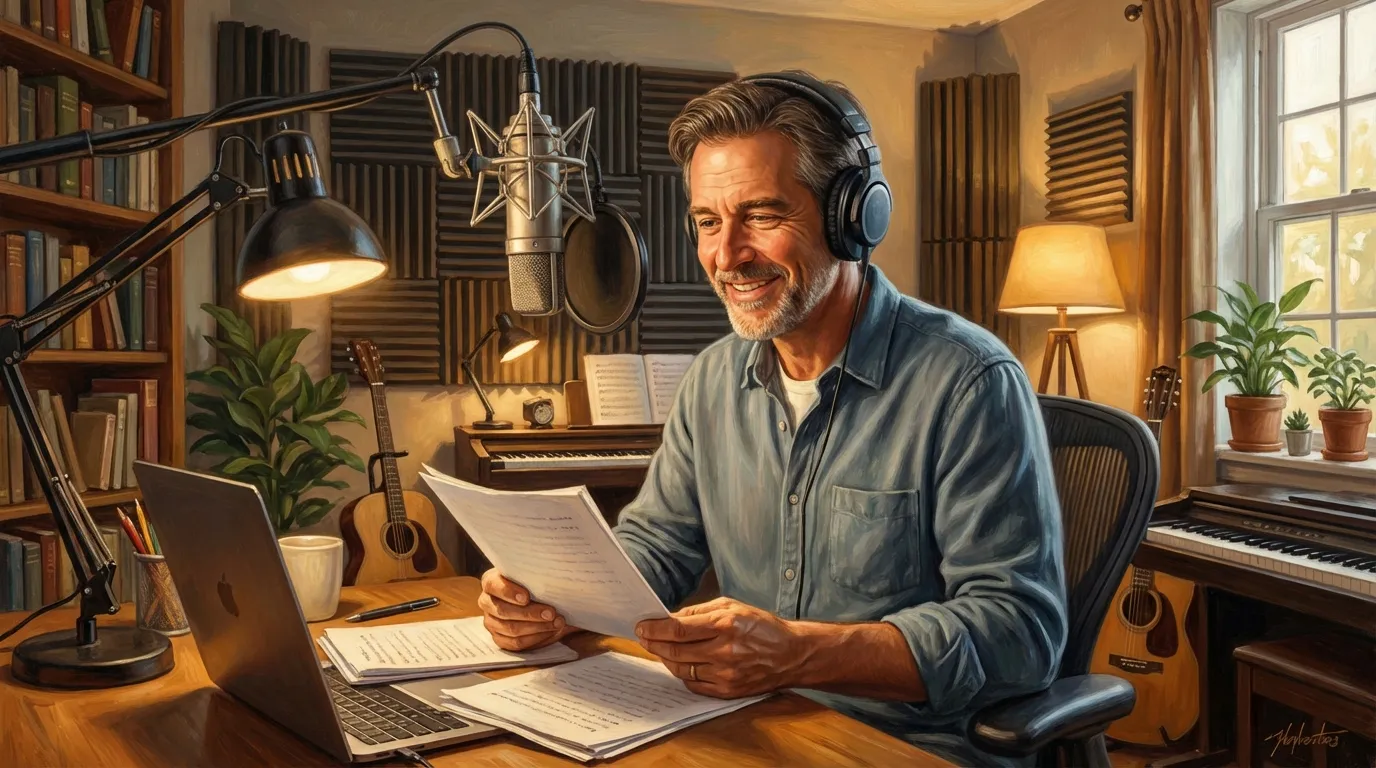 Portfolio als Hörbuchsprecher So baust du Schritt für Schritt ein überzeugendes Portfolio als Hörbuchsprecher auf, mit Hörproben, Technik, Plattformen und Strategie.