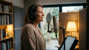 Dein Weg zum Traumjob mit der eigenen Stimme: Erfahre, wie du Hörbuchsprecher wirst, mit deiner Stimme Geld verdienst und langfristig Erfolg aufbaust.