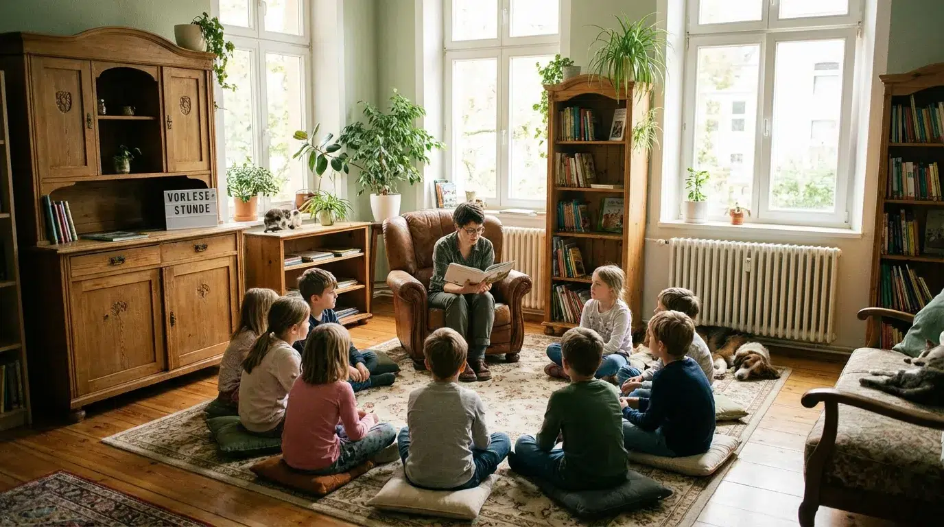 Veranstaltungen zum Vorlesen in meiner Nähe entdecken: Üben, Netzwerken und Einstieg für angehende Hörbuchsprecher. Jetzt Chancen nutzen.