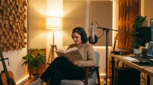 Lerne, wie du von Zuhause aus Hörbücher Aufnehmen kannst, mit deiner Stimme Geld verdienst und als Hörbuchsprecher durchstartest